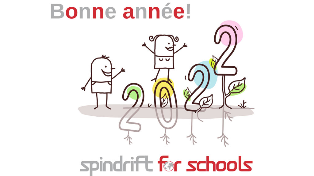Meilleurs Vœux 2022 avec Spindrift for Schools!